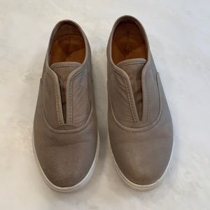 Frye Gray Slip-Ons